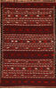 Kilim Red Flat Woven 38 X 61  Area Rug 100-110877 Thumb 0