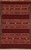 Kilim Red Flat Woven 38 X 61 Area Rug 100-110877 Thumb 0