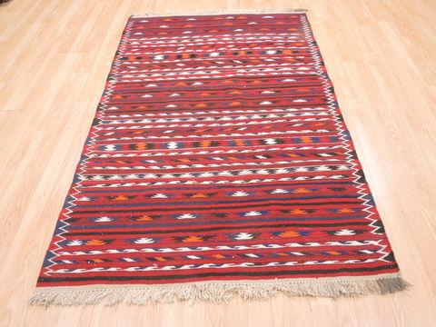 Kilim Red Flat Woven 311 X 63 Area Rug 100-110879 Image 1
