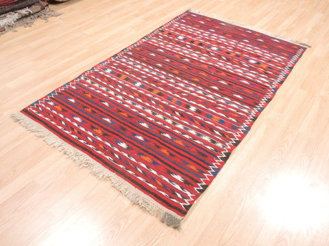 Kilim Red Flat Woven 311 X 63 Area Rug 100-110879 Image 2