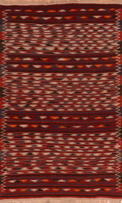 Kilim Red Flat Woven 38 X 63 Area Rug 100-110880 Image 0