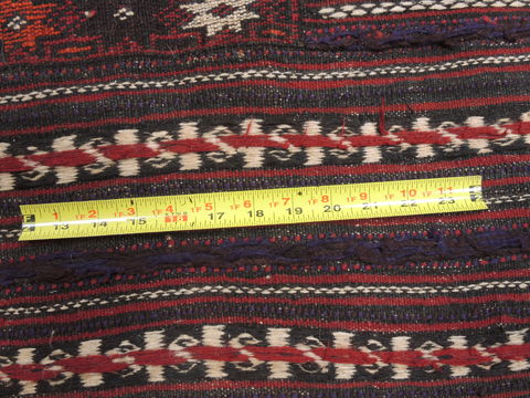 Kilim Red Flat Woven 44 X 47 Area Rug 100-110883 Image 6