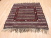 Kilim Red Flat Woven 44 X 47 Area Rug 100-110883 Thumb 1
