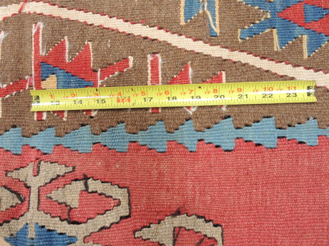 Kilim Brown Flat Woven 37 X 65 Area Rug 100-110886 Image 6