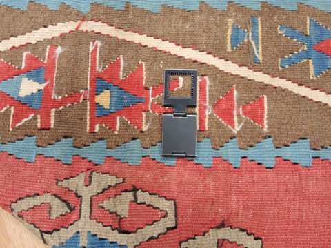 Kilim Brown Flat Woven 37 X 65 Area Rug 100-110886 Image 7