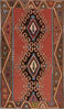 Kilim Brown Flat Woven 37 X 65  Area Rug 100-110886 Thumb 0