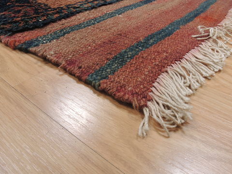 Kilim Red Flat Woven 39 X 68 Area Rug 100-110887 Image 5