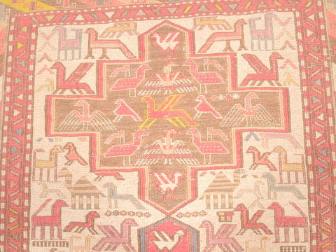 Kilim Red Flat Woven 40 X 65 Area Rug 100-110888 Image 3