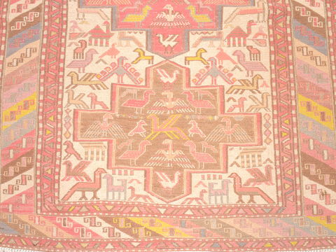 Kilim Red Flat Woven 40 X 65 Area Rug 100-110888 Image 4