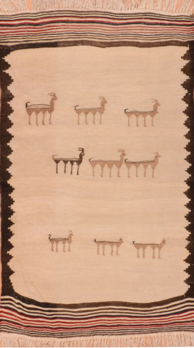 Kilim Beige Flat Woven 28 X 48 Area Rug 100-110891 Image 0