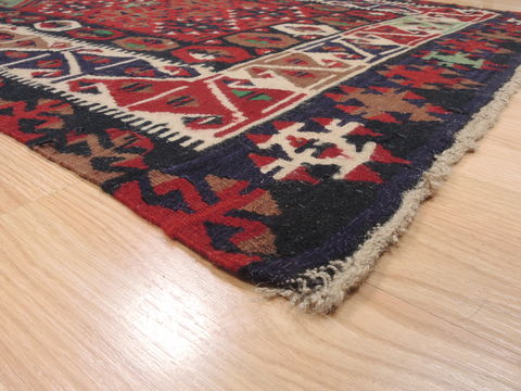Kilim Red Flat Woven 37 X 51 Area Rug 100-110895 Image 4