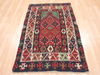 Kilim Red Flat Woven 37 X 51 Area Rug 100-110895 Thumb 1