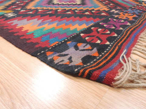 Kilim Red Flat Woven 37 X 52 Area Rug 100-110897 Image 5