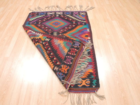 Kilim Red Flat Woven 37 X 52 Area Rug 100-110897 Image 6