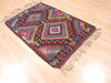 Kilim Red Flat Woven 37 X 52 Area Rug 100-110897 Thumb 3