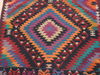 Kilim Red Flat Woven 37 X 52 Area Rug 100-110897 Thumb 4