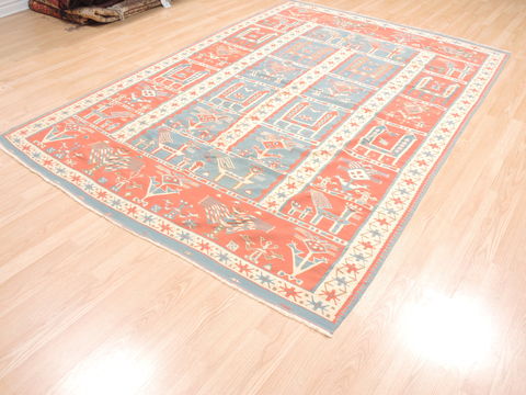 Kilim Beige Flat Woven 63 X 93 Area Rug 100-110903 Image 2