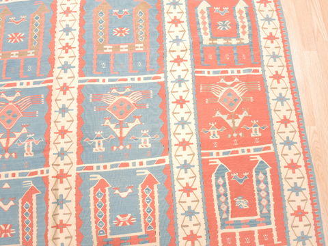 Kilim Beige Flat Woven 63 X 93 Area Rug 100-110903 Image 7