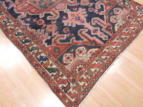 Khan Mohammadi Blue Runner Hand Knotted 48 X 911 Area Rug 100-110904 Image 3