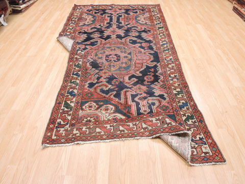 Khan Mohammadi Blue Runner Hand Knotted 48 X 911 Area Rug 100-110904 Image 5