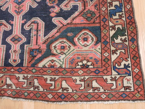 Khan Mohammadi Blue Runner Hand Knotted 48 X 911 Area Rug 100-110904 Image 6