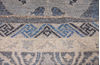 Modern Blue Hand Knotted 91 X 1111  Area Rug 254-110913 Thumb 1