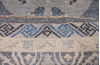 Modern Blue Hand Knotted 91 X 1111 Area Rug 254-110913 Thumb 1