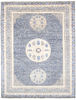 Modern Blue Hand Knotted 91 X 1111  Area Rug 254-110913 Thumb 0