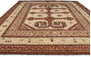 Shiraz Beige Hand Knotted 81 X 98 Area Rug 254-110914 Thumb 4