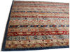 Modern Beige Hand Knotted 92 X 119  Area Rug 254-110915 Thumb 1