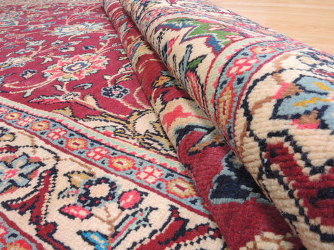 Sarouk Red Runner Hand Knotted 48 X 149 Area Rug 100-110932 Image 8