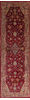 Sarouk Red Runner Hand Knotted 48 X 149  Area Rug 100-110932 Thumb 0