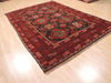 Khan Mohammadi Black Hand Knotted 610 X 99  Area Rug 100-110933 Thumb 3