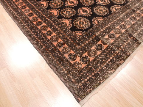 Khan Mohammadi Brown Hand Knotted 61 X 98 Area Rug 100-110935 Image 4