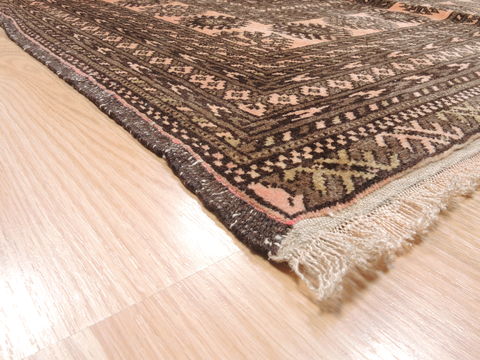 Khan Mohammadi Brown Hand Knotted 61 X 98 Area Rug 100-110935 Image 7