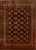 Khan Mohammadi Brown Hand Knotted 61 X 98 Area Rug 100-110935 Thumb 0