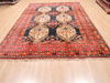 Khan Mohammadi Black Hand Knotted 73 X 100  Area Rug 100-110937 Thumb 1