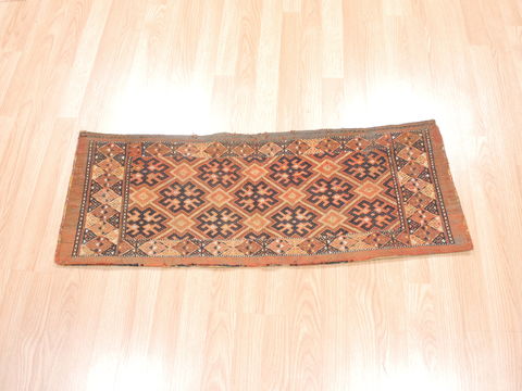 Khan Mohammadi Brown Runner Hand Knotted 14 X 33 Area Rug 100-110942 Image 1