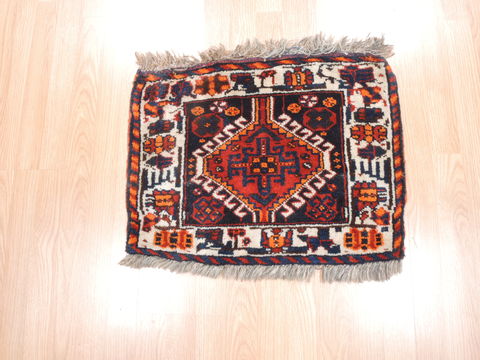 Turkman Red Square Hand Knotted 17 X 20 Area Rug 100-110949 Image 1