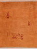 Gabbeh Brown Hand Knotted 21 X 27 Area Rug 253-110952 Thumb 0