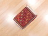 Turkman Red Square Hand Knotted 10 X 10  Area Rug 100-110953 Thumb 2
