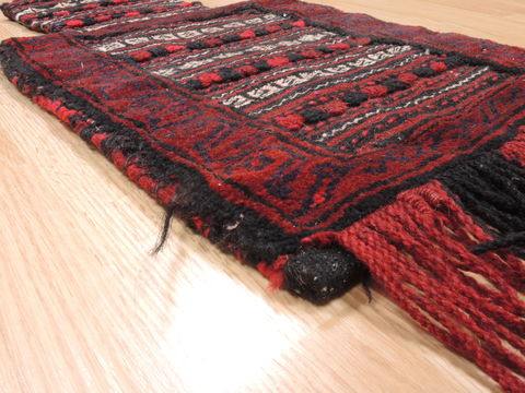 Baluch Red Hand Woven 14 X 20 Area Rug 100-110957 Image 3