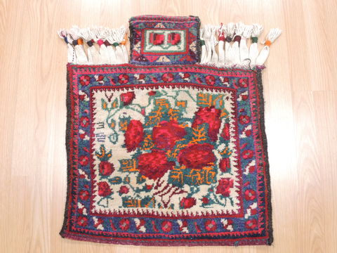 Baluch White Square Hand Knotted 111 X 21 Area Rug 100-110961 Image 1