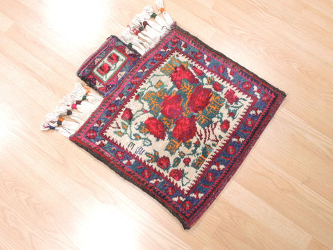 Baluch White Square Hand Knotted 111 X 21 Area Rug 100-110961 Image 3