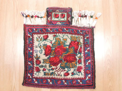 Baluch White Square Hand Knotted 111 X 21 Area Rug 100-110961 Image 4