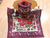 Baluch White Square Hand Knotted 111 X 21 Area Rug 100-110961 Thumb 5