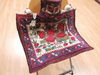 Baluch White Square Hand Knotted 111 X 21 Area Rug 100-110961 Thumb 7