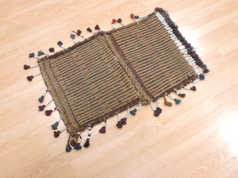 Baluch Beige Hand Woven 110 X 210 Area Rug 100-110965 Image 2