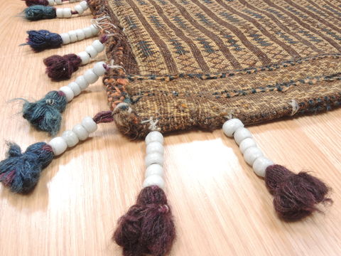 Baluch Beige Hand Woven 110 X 210 Area Rug 100-110965 Image 4