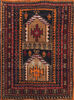 Baluch Brown Square Hand Knotted 18 X 23  Area Rug 100-110966 Thumb 0